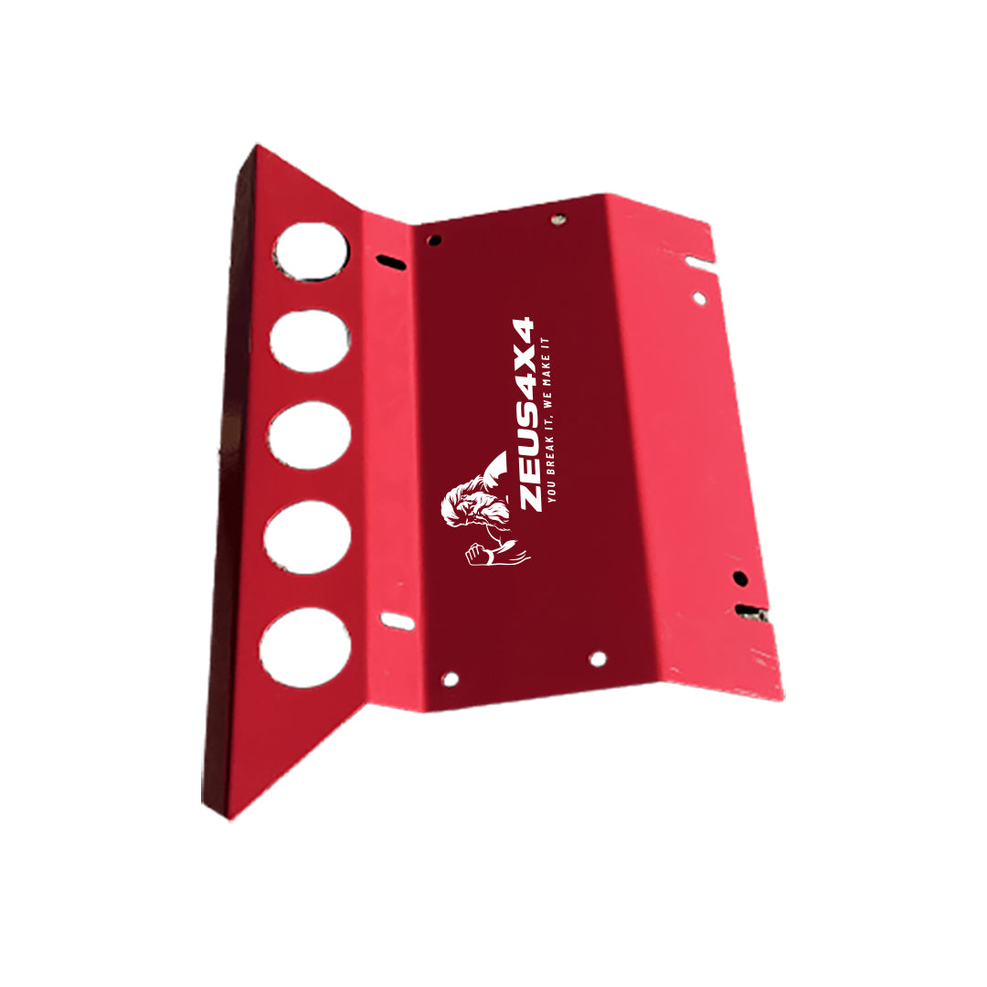 1 PIECE STEEL BASH PLATE RED SUITABLE FOR TOYOTA HILUX YEAR 2005-2015