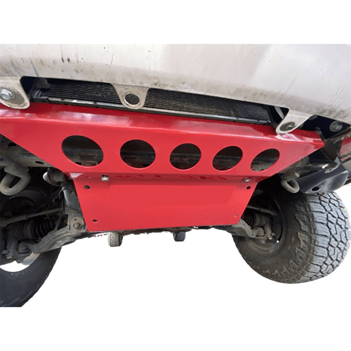 1 PIECE STEEL BASH PLATE RED SUITABLE FOR TOYOTA HILUX YEAR 2005-2015