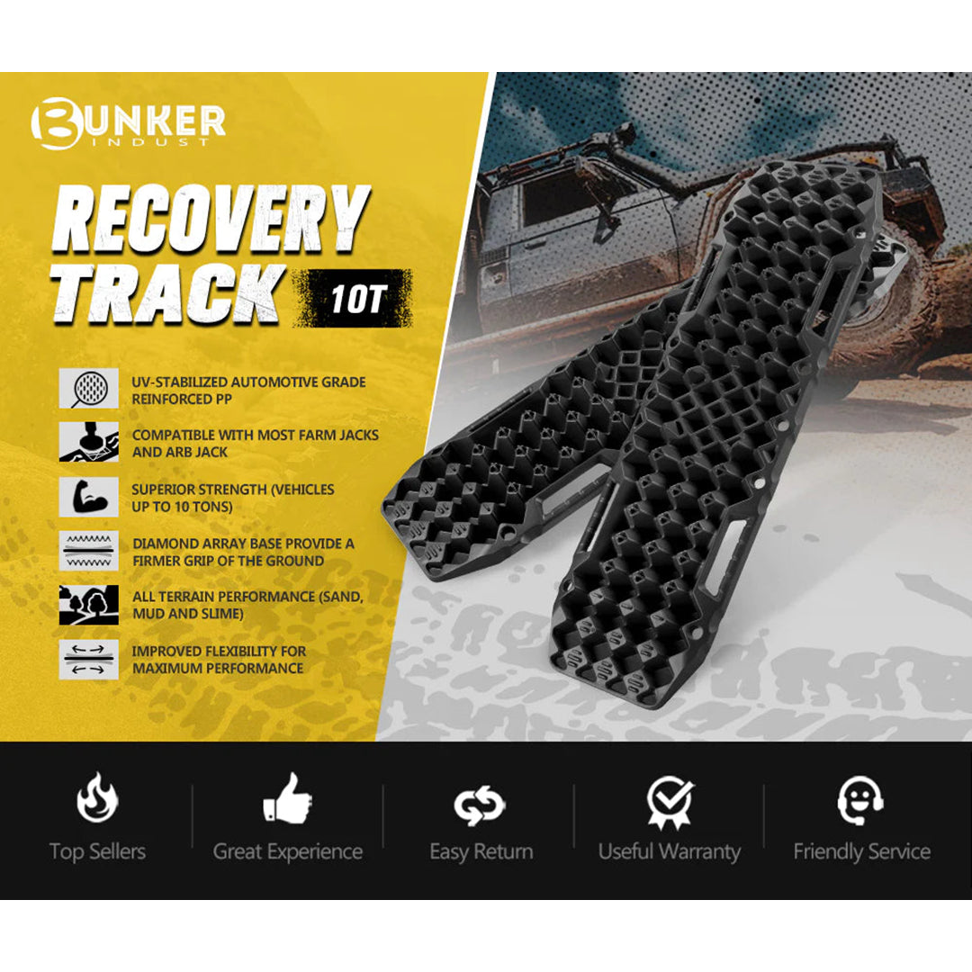 10 TON BLACK RECOVERY TRACK + CARRY BAG