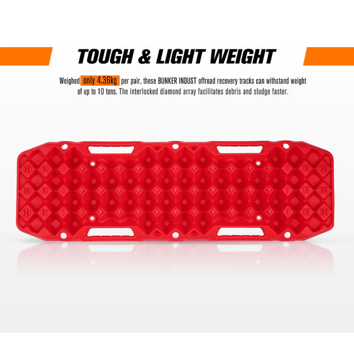 10 TON HEAVY DUTY RED RECOVERY TRACK