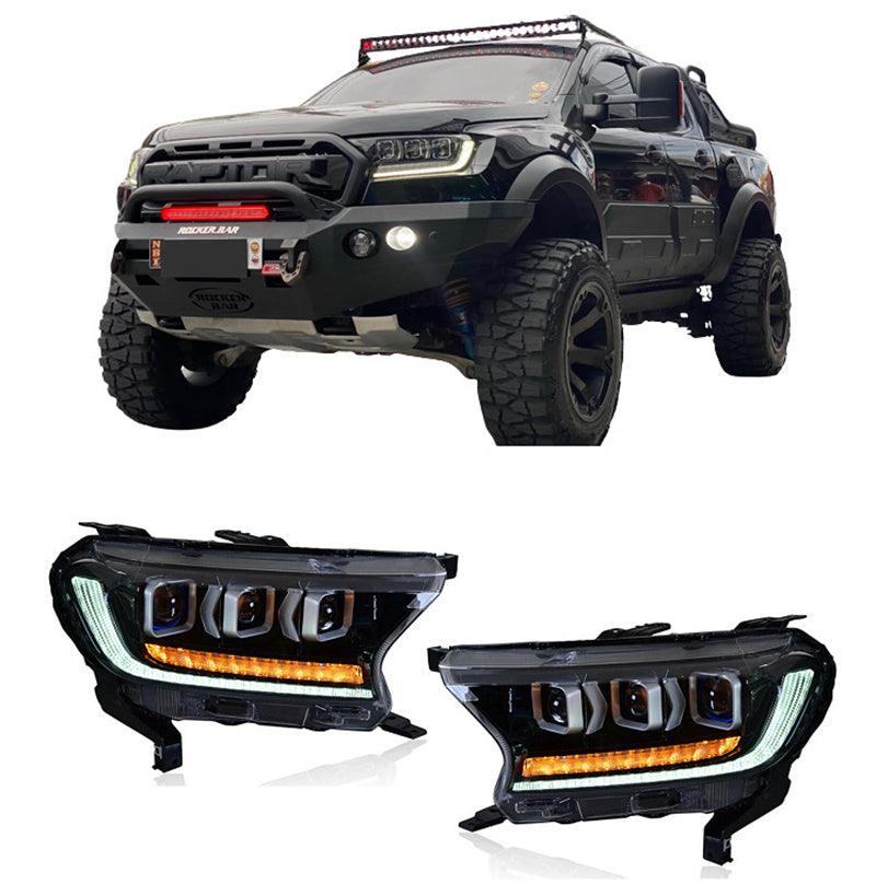 LED HEADLIGHTS FOR FORD RANGER PX2,3, T7 T8 2015+