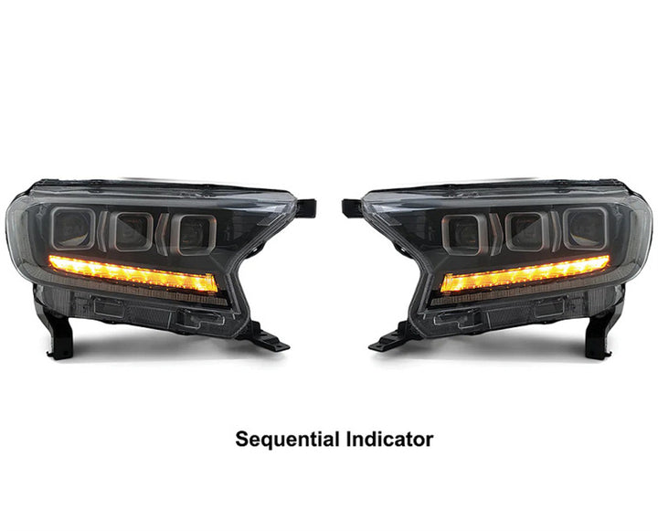 LED HEADLIGHTS FOR FORD RANGER PX2,3, T7 T8 2015+