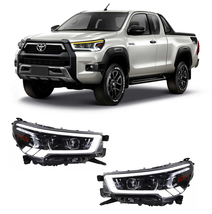 SEQUENTIAL LED HEAD LIGHTS SUITABLE FOR TOYOTA HILUX 2021