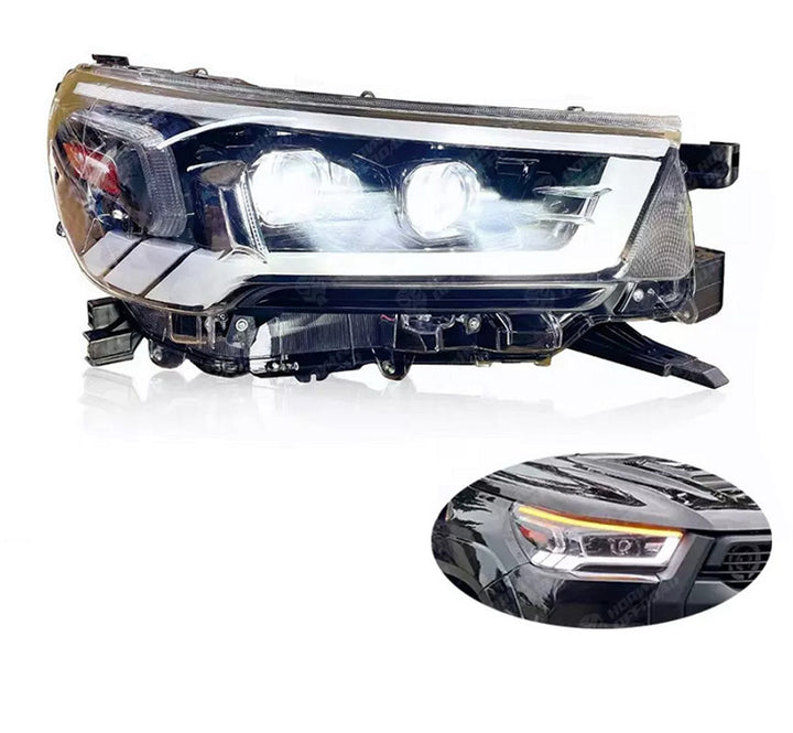 SEQUENTIAL LED HEAD LIGHTS SUITABLE FOR TOYOTA HILUX 2021