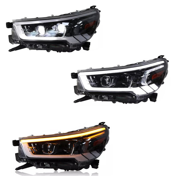 SEQUENTIAL LED HEAD LIGHTS SUITABLE FOR TOYOTA HILUX 2021