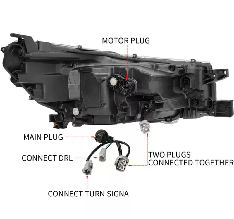 SEQUENTIAL LED HEAD LIGHTS SUITABLE FOR TOYOTA HILUX 2021