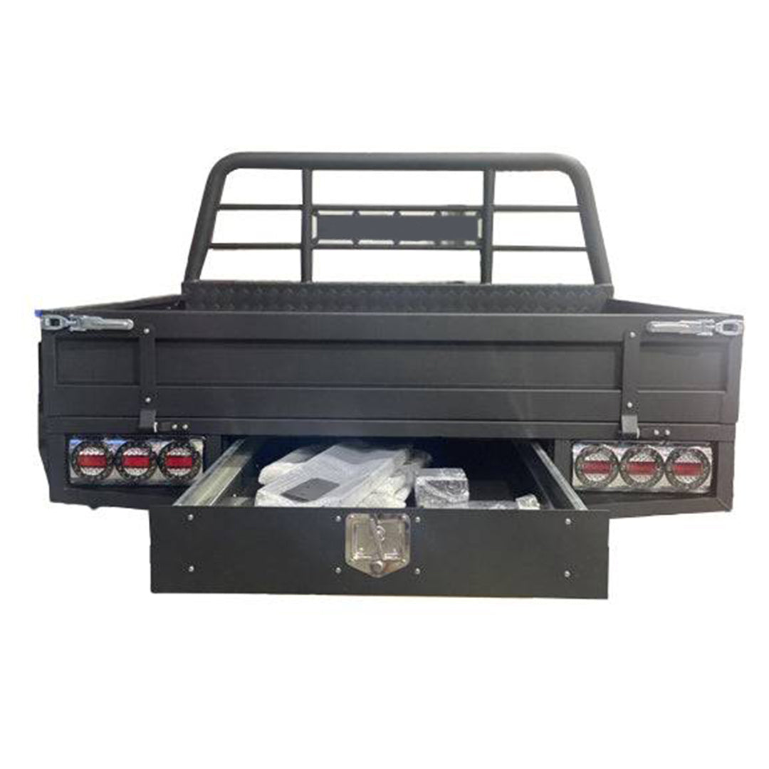 1900 PLATINUM EDITION ALUMINIUM TRAY BLACK (DUAL CAB)