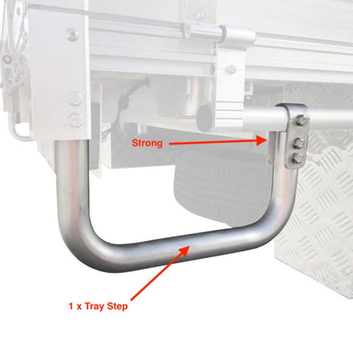 ALUMINIUM TRAY STEP LADDER SUITS ALL TRAYS