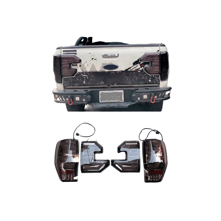 FUTURE LED REAR TAIL LIGHTS SUITS FORD RANGER PX1,2,3 2011-2021