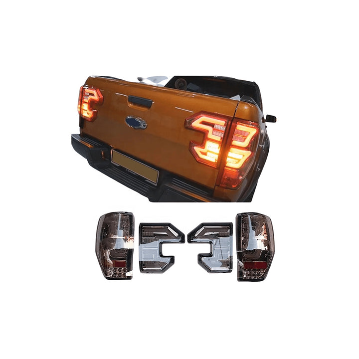 FUTURE LED REAR TAIL LIGHTS SUITS FORD RANGER PX1,2,3 2011-2021