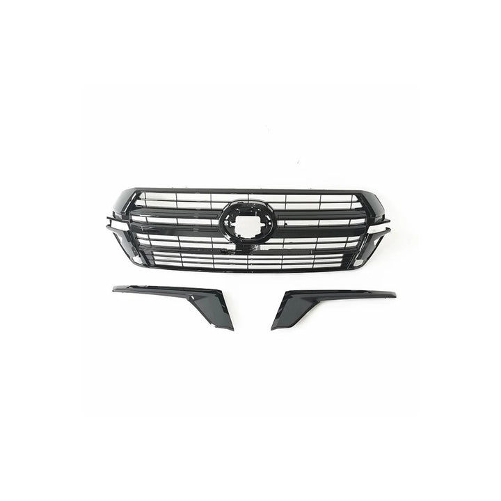 GLOSS BLACK GRILL SUITABLE FOR TOYOTA LANDCRUISER 200 SERIES 2016-2021