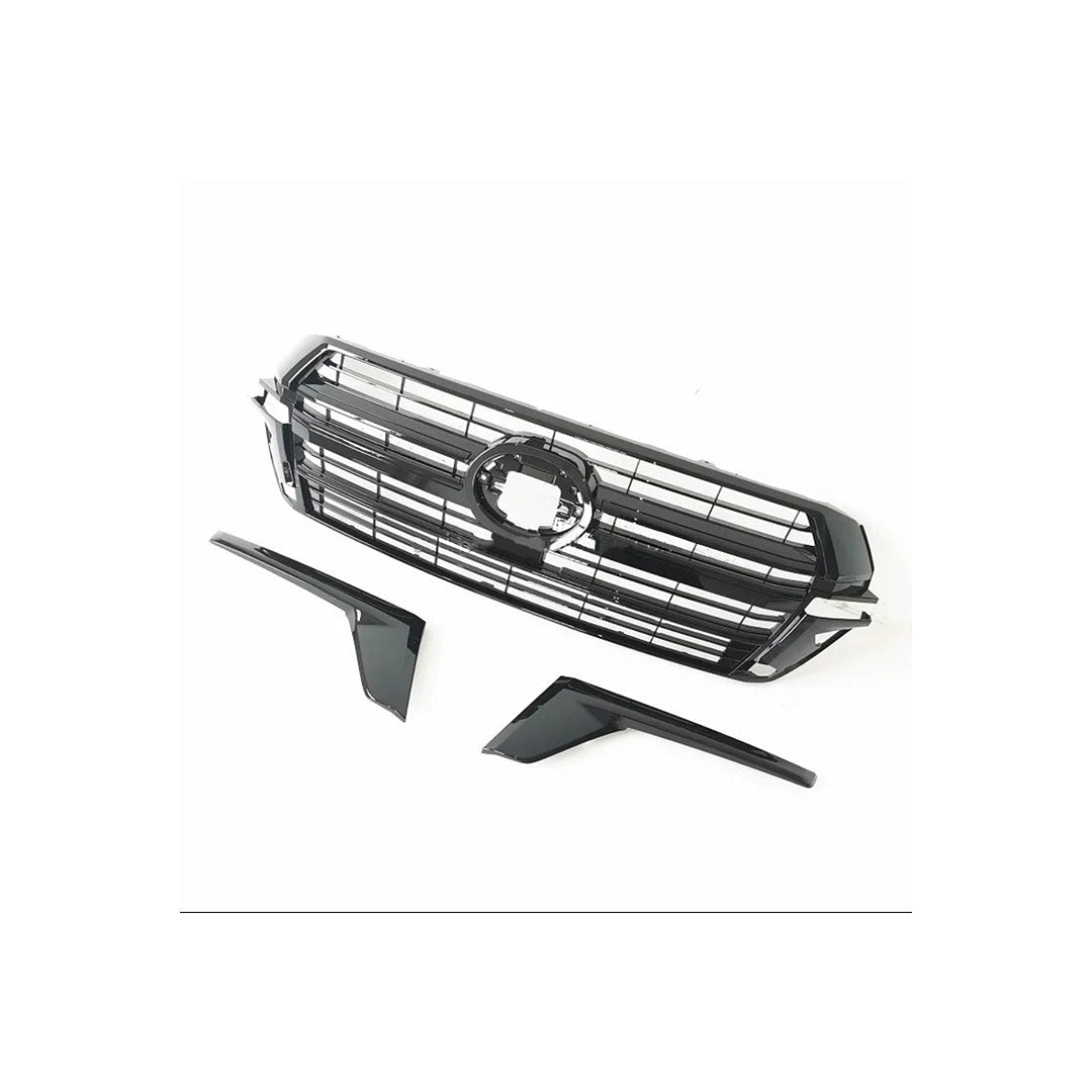 GLOSS BLACK GRILL SUITABLE FOR TOYOTA LANDCRUISER 200 SERIES 2016-2021