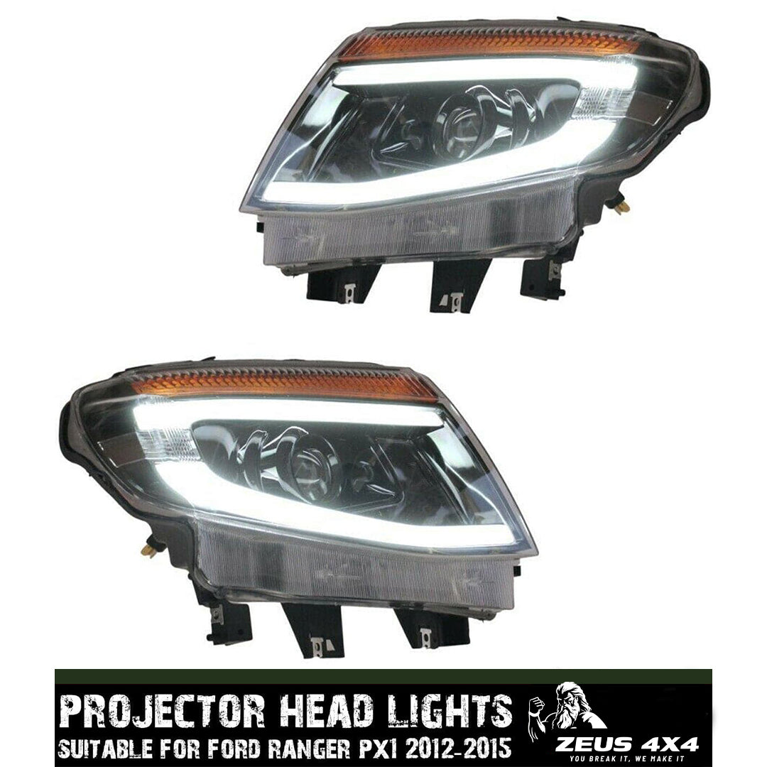 HALO PROJECTOR HEAD LIGHT SUITS FORD RANGER PX1 2012