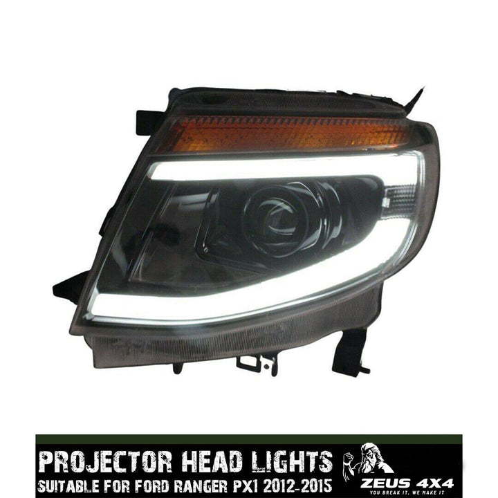 HALO PROJECTOR HEAD LIGHT SUITS FORD RANGER PX1 2012