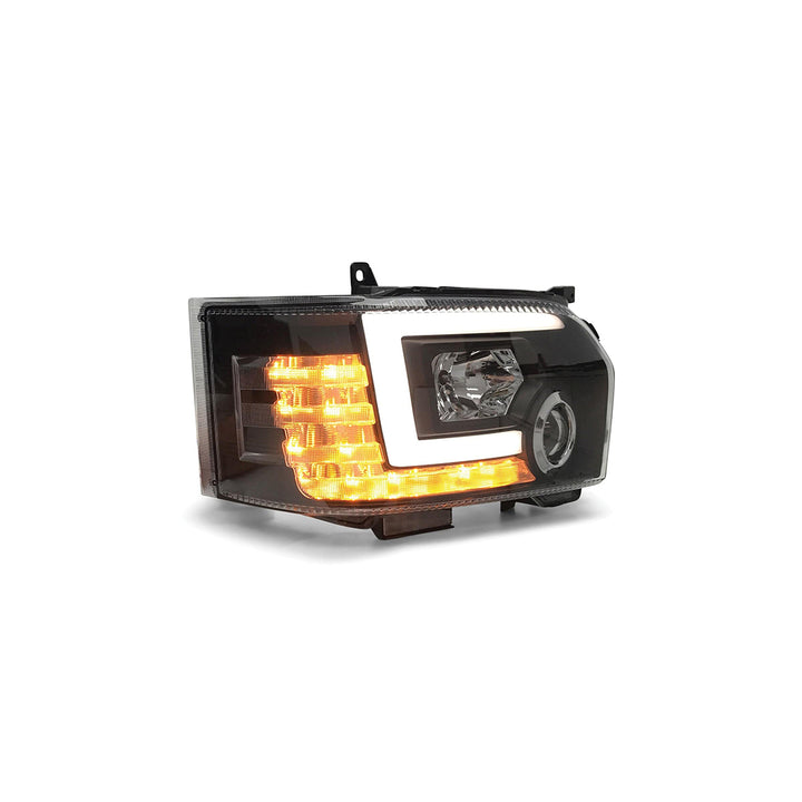 LED/HALO HEAD LIGHTS SUITABLE FOR TOYOTA HIACE 2014-2020