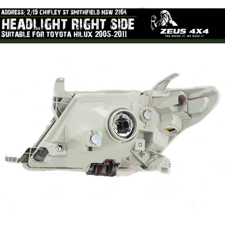 OEM HEADLIGHT SUITABLE FOR TOYOTA HILUX SR & SR5 2005-2011 DRIVER SIDE