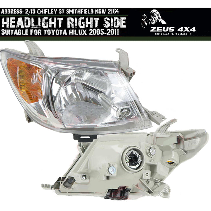 OEM HEADLIGHT SUITABLE FOR TOYOTA HILUX SR & SR5 2005-2011 DRIVER SIDE