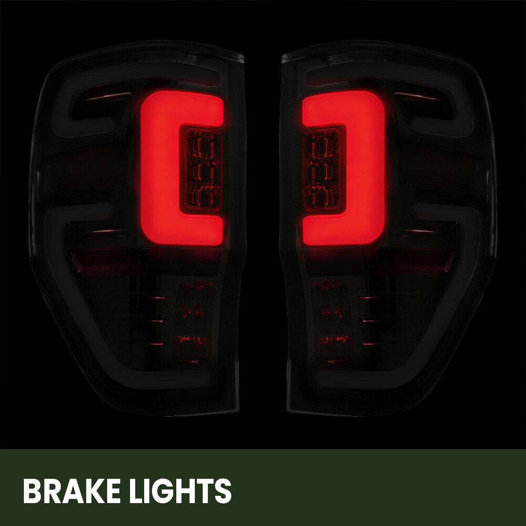 ZEUS4X4 LED REAR TAIL LIGHTS SUITS FORD RANGER PX1,2,3 2011+