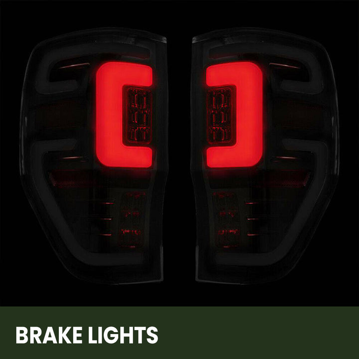 ZEUS4X4 LED REAR TAIL LIGHTS SUITS FORD RANGER PX1,2,3 2011+