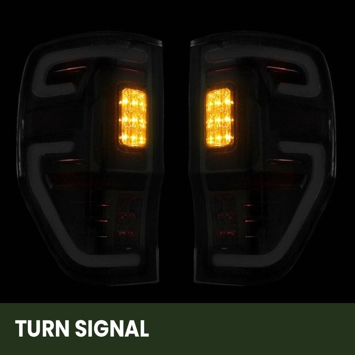 ZEUS4X4 LED REAR TAIL LIGHTS SUITS FORD RANGER PX1,2,3 2011+