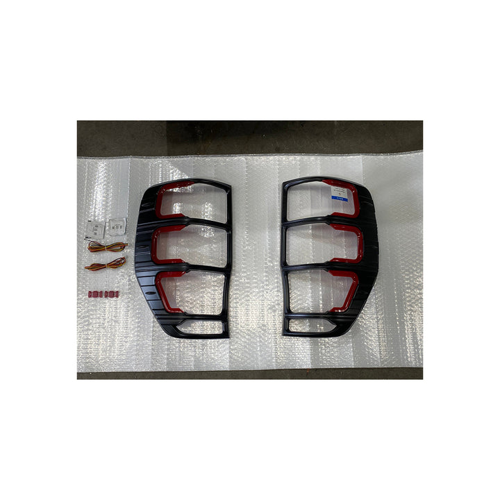 PAIR LED TAIL LIGHT TRIM SUITS FORD RANGER PX1,2,3 (CLEARANCE ITEM)