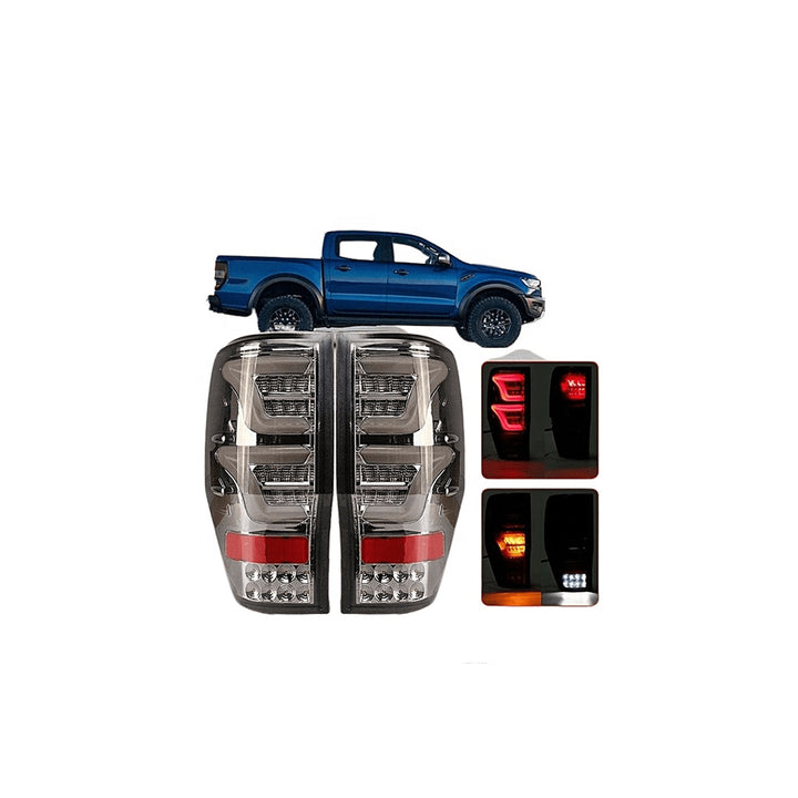 PREDATOR LED REAR TAIL LIGHTS SUITS FORD RANGER PX1,2,3 2011+ (CLEARANCE SALE)