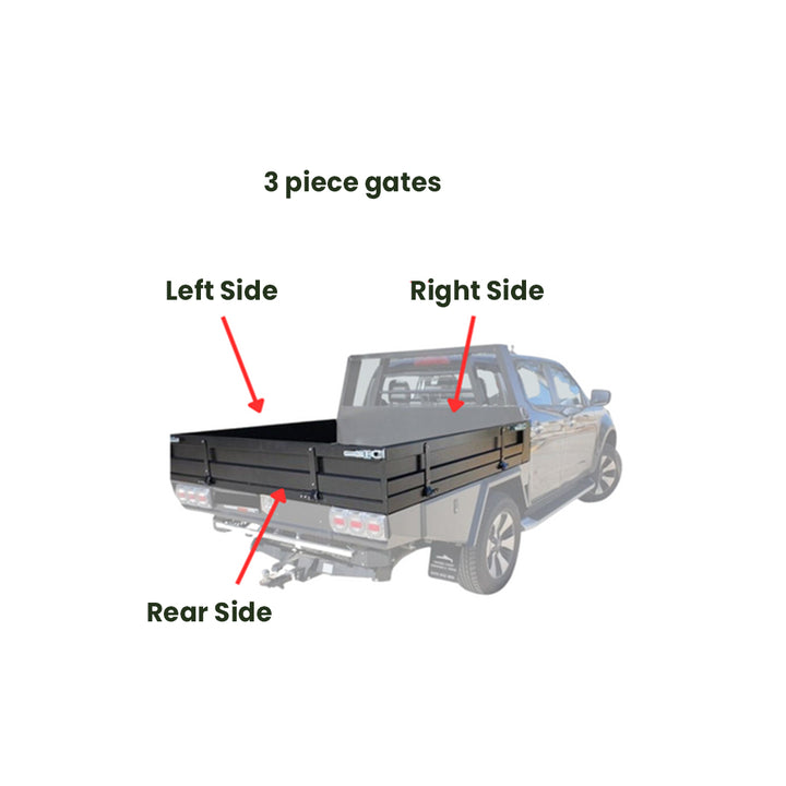 PREMIUM 1800 BLACK TRAY GATES (CLEARANCE SALE)