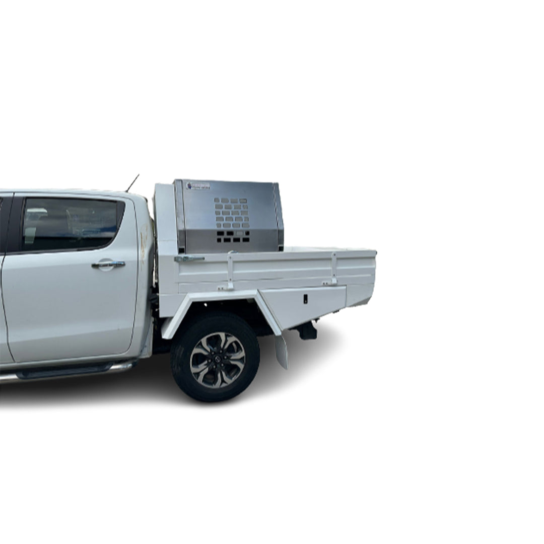 PREMIUM 1900 ALUMINIUM TRAY INCLUDES WATER TANK DUAL CAB WHITE