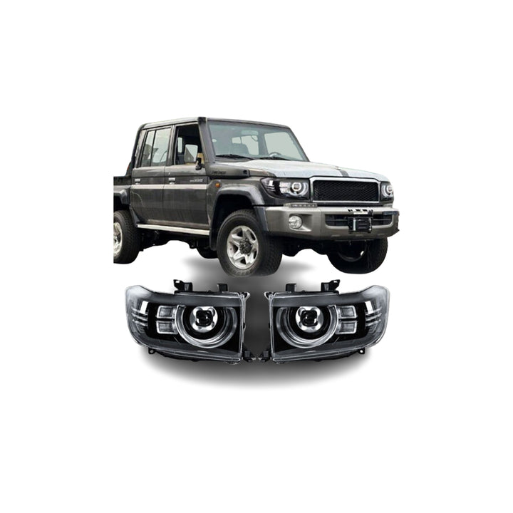 PROJECTOR HALO LIGHTS SERIES 2 SUITABLE FOR TOYOTA LANDCRUISER 79,78,76 SERIES