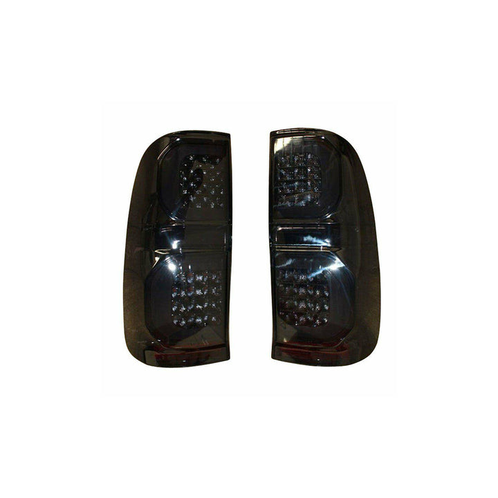 SMOKED LED TAIL LIGHTS SUITABLE FOR TOYOTA HILUX 2005 - 2014