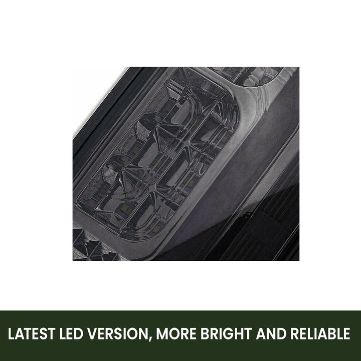 SMOKED LED TAIL LIGHTS SUITS NISSAN NAVARA NP300 2015 - CURRENT (ONLINE ONLY)