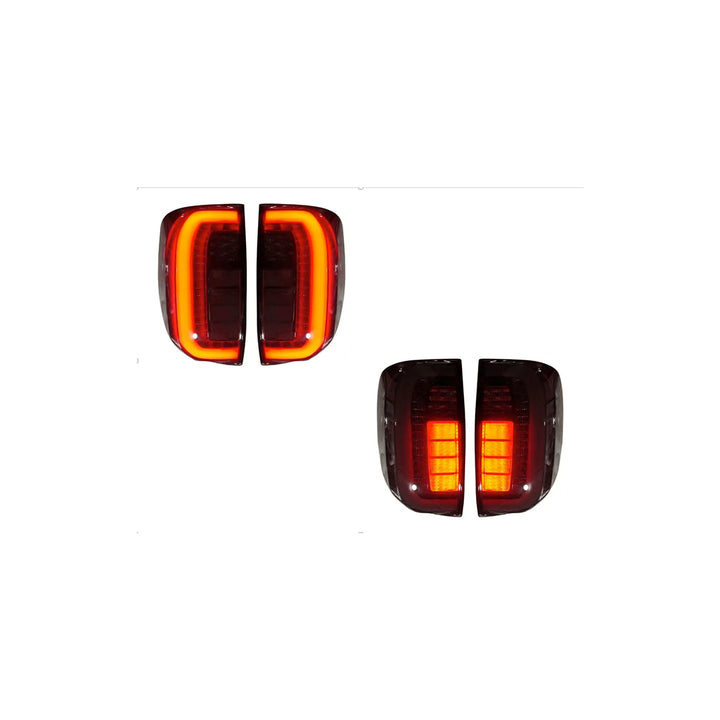 SMOKED LED TAIL LIGHTS SUITS NISSAN NAVARA NP300 2015-2019