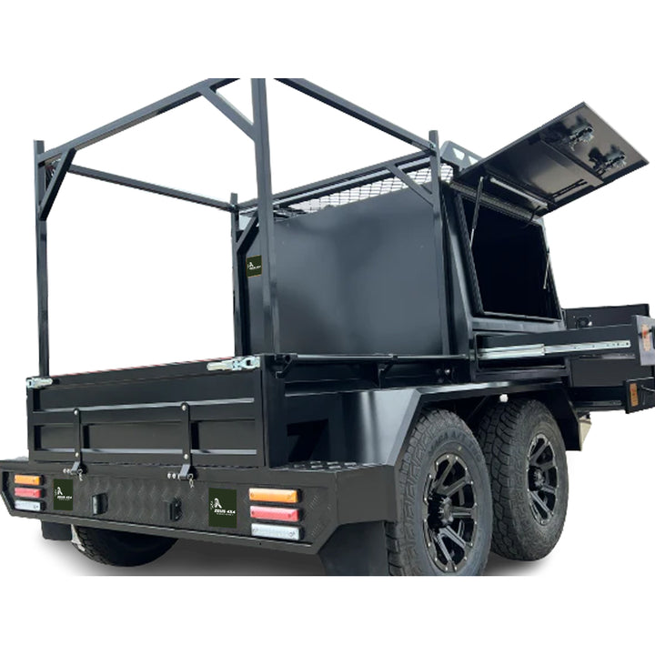 TRADESMAN WORK TRAILER UTE EDITION DUAL AXLE MATT BLACK