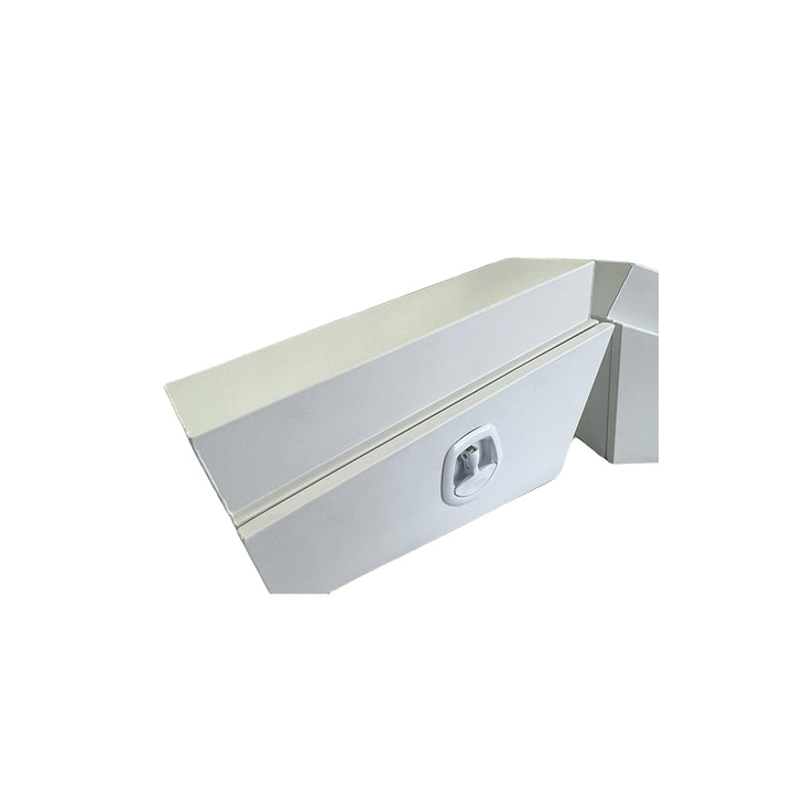 UNDER BODY TOOL BOX WHITE ALUMINIUM 750SWHT