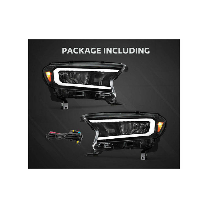 URBAN LED HEADLIGHT SUITS FORD RANGER 2015+ T7 T8