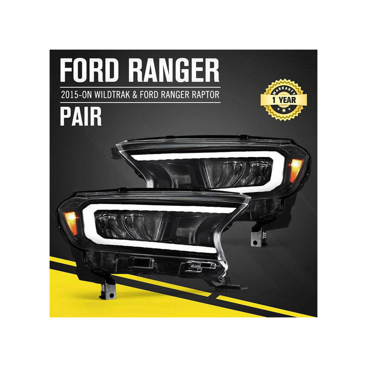 URBAN LED HEADLIGHT SUITS FORD RANGER 2015+ T7 T8