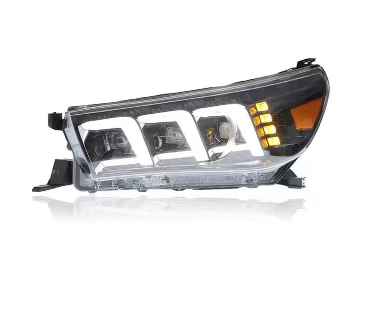 FULL LED DRL SEQUENTIAL HEAD LIGHTS SUITABLE FOR TOYOTA HILUX 2016-2020