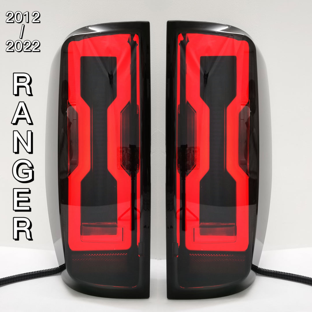 LED REAR TAIL LIGHTS SUITS FORD RANGER 2012-2021